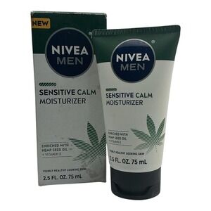 Nivea Men - Sensitive Calm Moisturizer (2.5 fl. oz.) -‎ Hemp Seed Oil Vitamin E